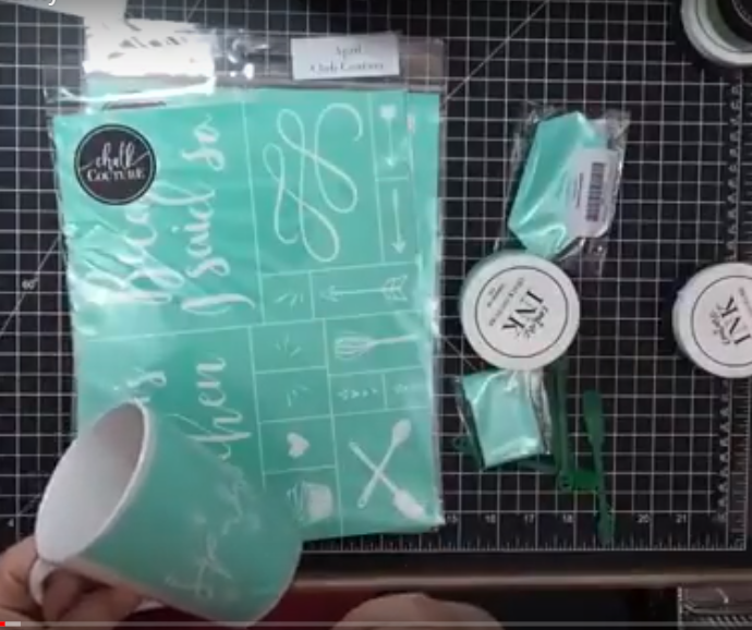 Chalking Mugs for Charity with Chalk Couture Ink