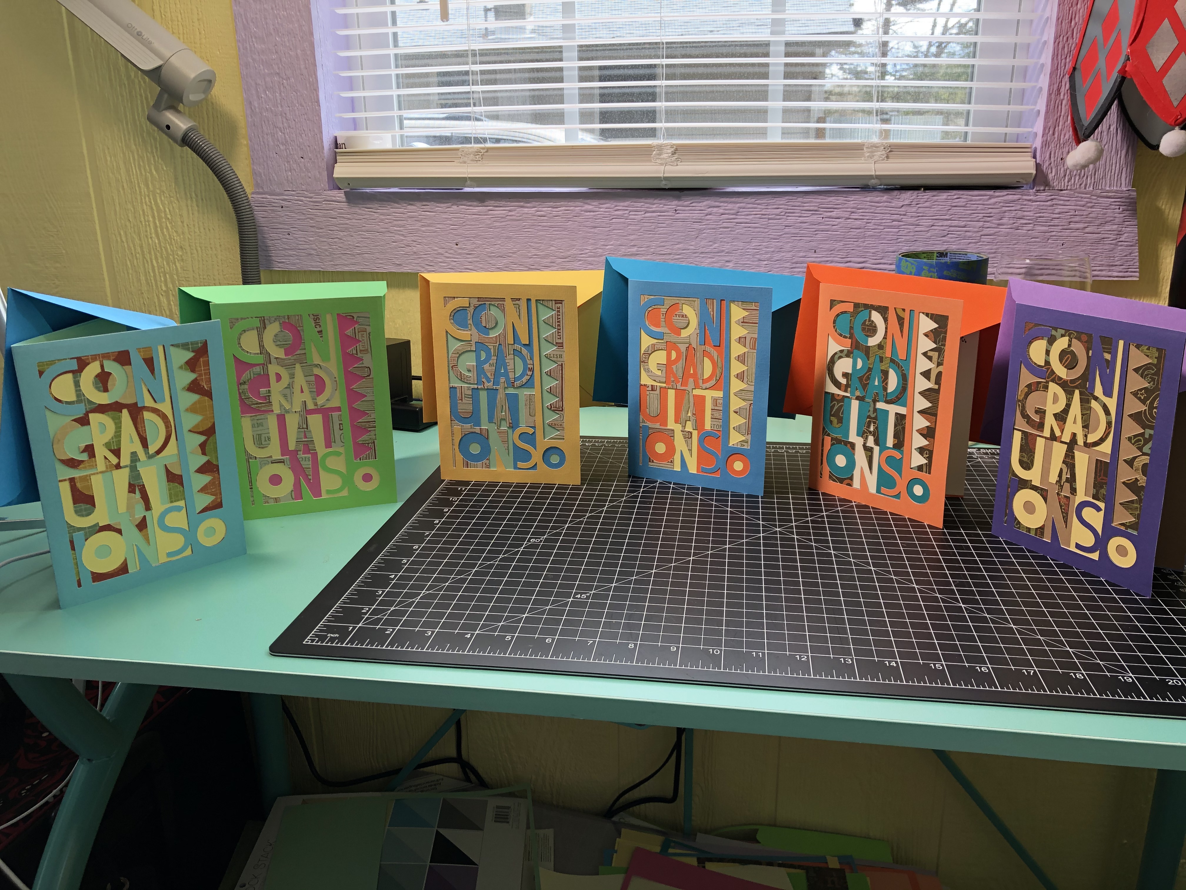 Using the Cricut to Make Cards for Graduates